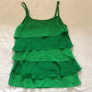 New York and Company dressy green tank top